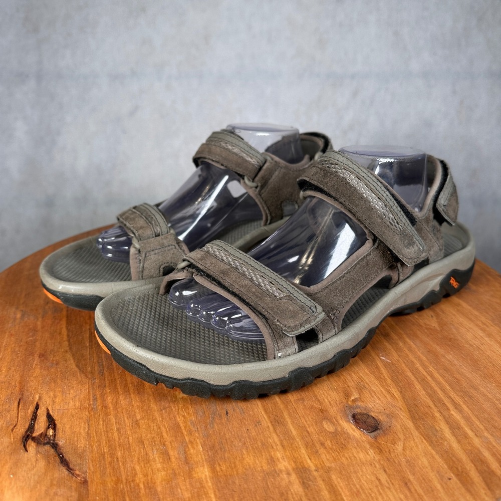 Teva Terra Fi 4 Sandals Womens 11 Brown Good Hiking Suede 1002483
